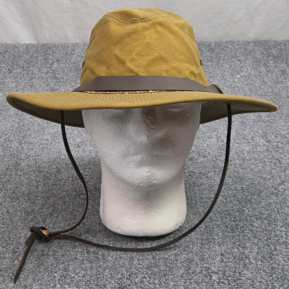 Filson Tin Bush Hat L Dark Tan Boonie Safari Outdoor Heritage Hiking Festival